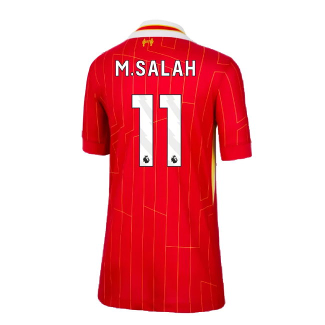 2024-2025 Liverpool Home Shirt (Kids) (M.Salah 11)-SoccerKits Hub | Buy Soccer Jerseys Online